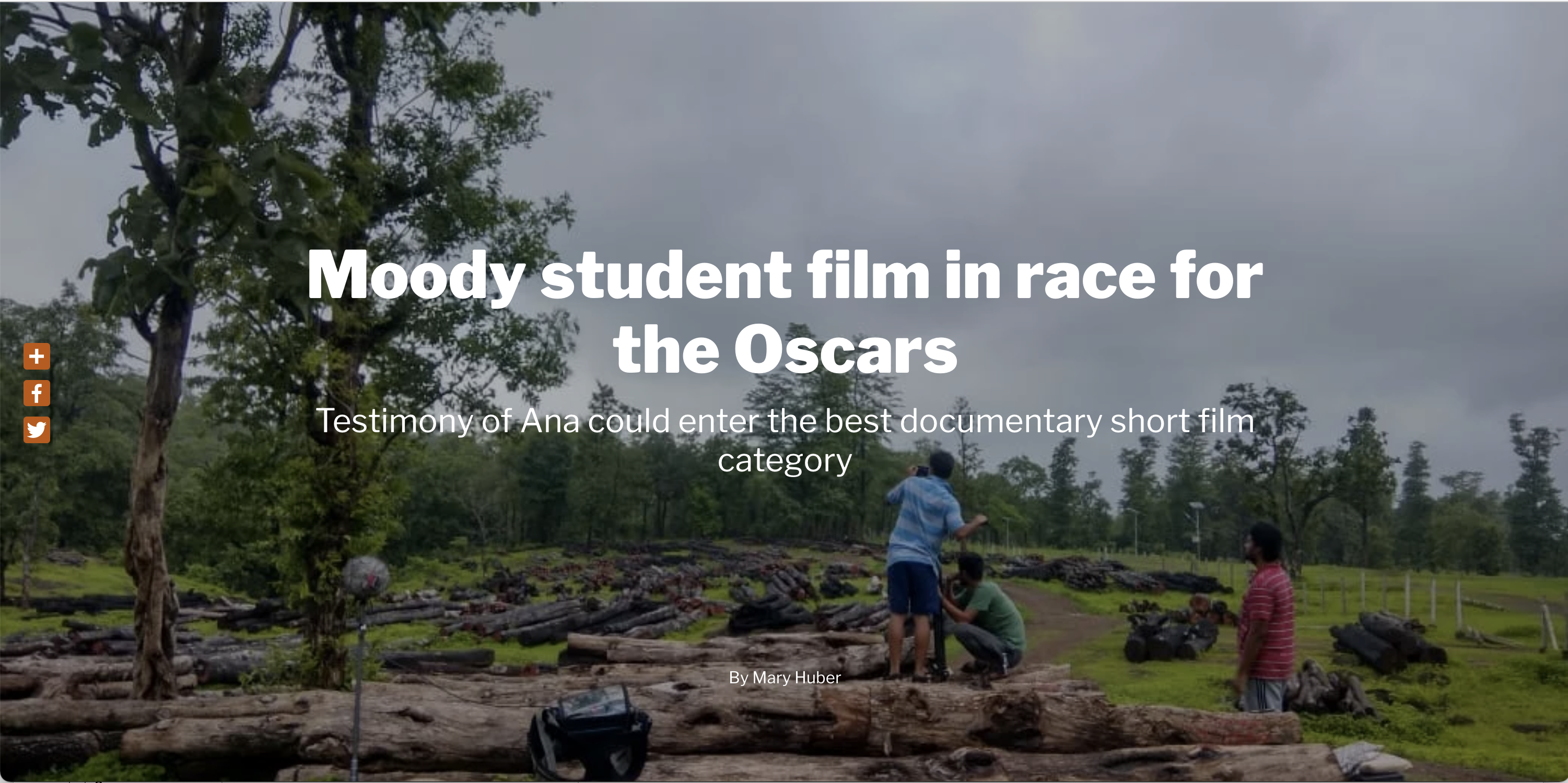 moody student film in race for the Oscars