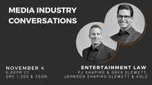 Media Industry Conversations: Entertainment Law