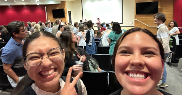 Fall 2025 End of Semester Screenings - crowd shot at screening