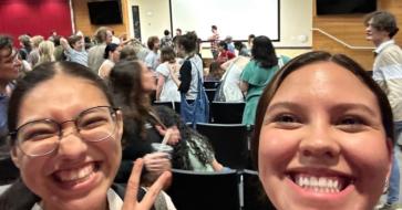 Fall 2025 End of Semester Screenings - crowd shot at screening