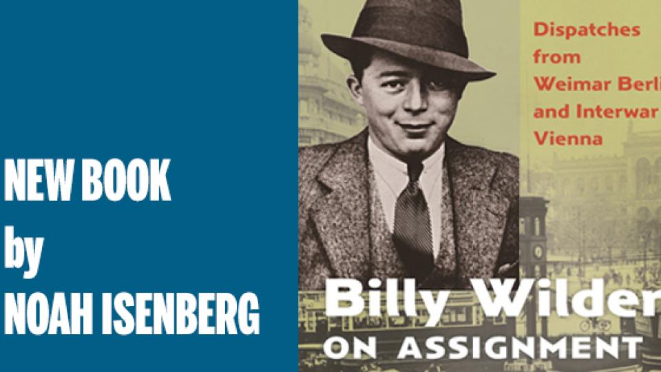 Noah Isenberg has a new book