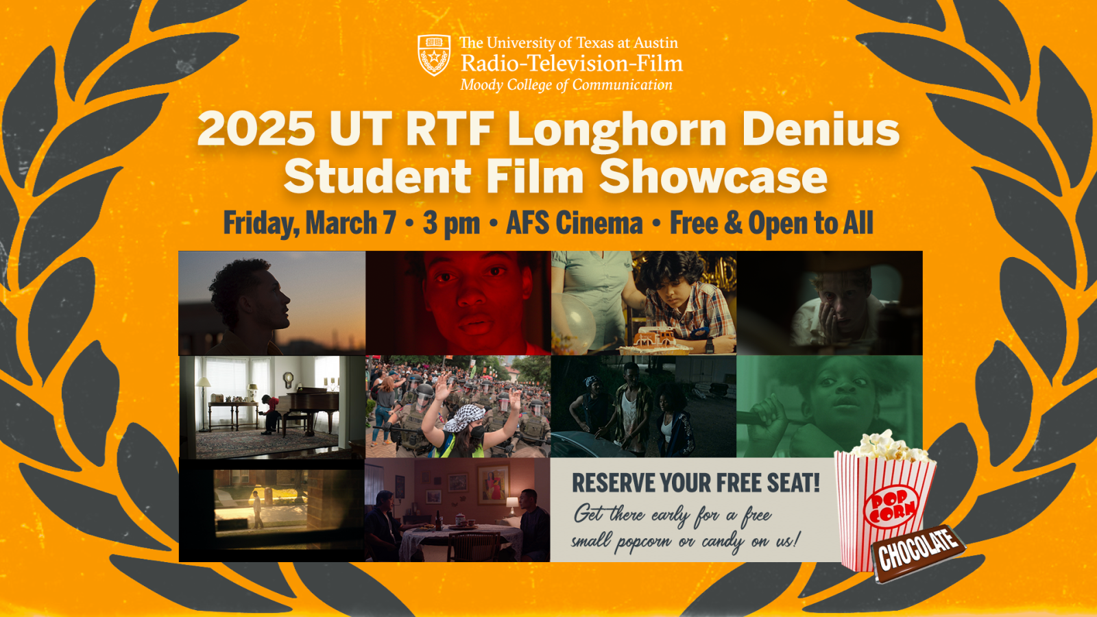 2025 UT RTF Longhorn Denius Student FIlm Showcase