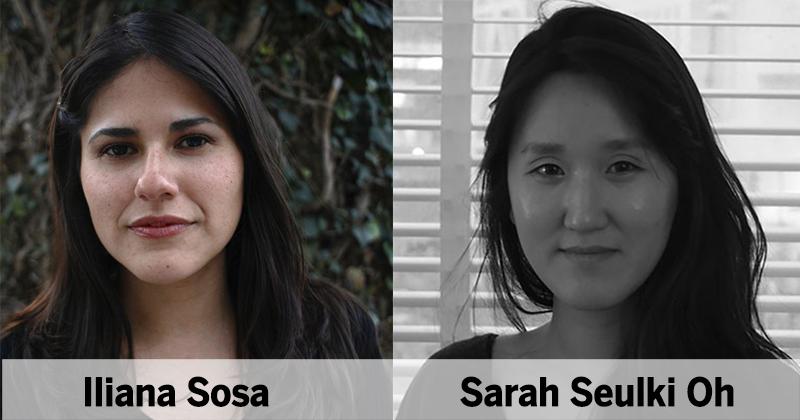 photos of new hires Iliana Sosa and Sarah Seulki Oh