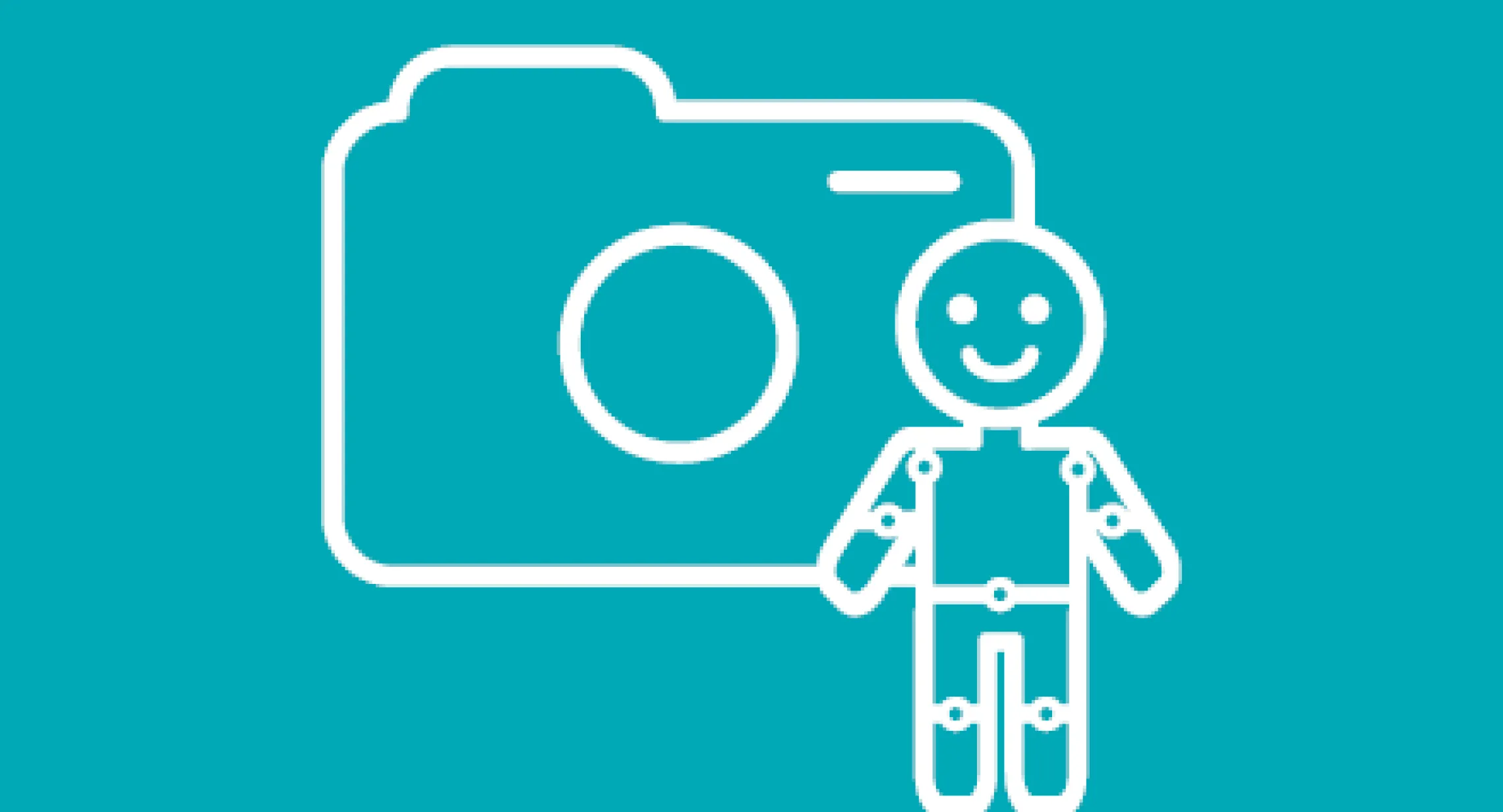 RTF blue camera smiley face icon