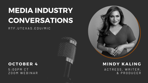 Mindy Kaling Zoom Webinar October 4, 2021 5:00pm CT