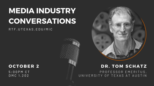 MIC, Tom Schatz, UT Faculty, October 2, 5-6:15pm