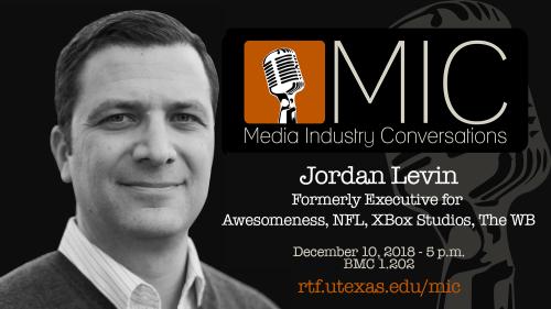 Jordan Levin MIC talk December 10, 2018