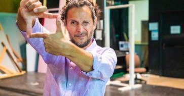 Photo of Miguel Alvarez squaring up a shot