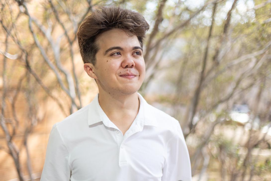 A portrait of RTF student Gregory Weston