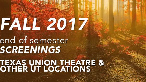 Fall 2017 End of Semester Screenings